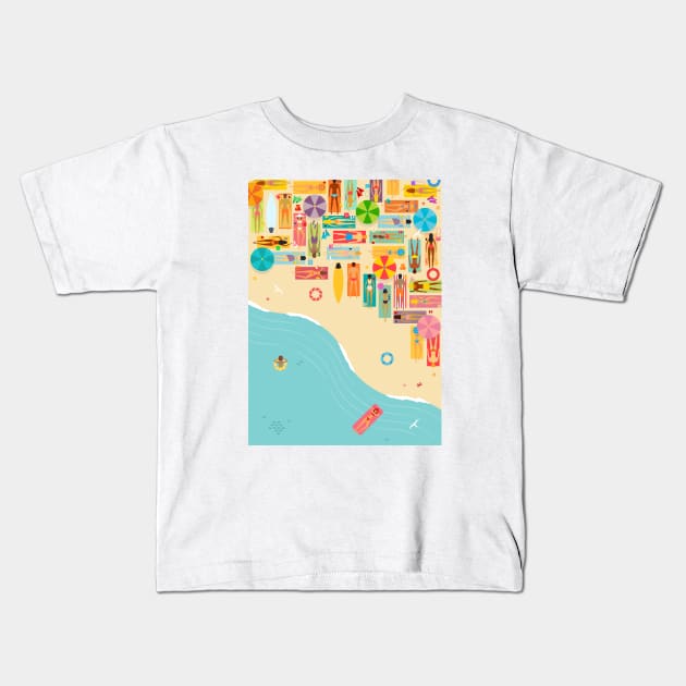 Beach Kids T-Shirt by Woah_Jonny